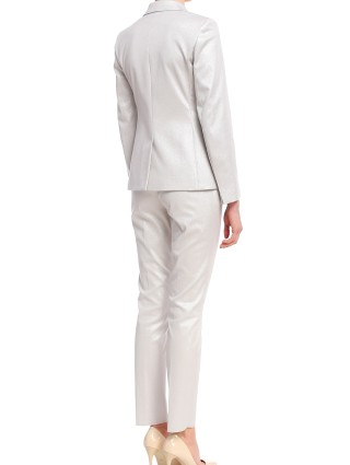 Серый пиджак MAX MARA: фото 2 - Invogue